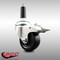 Service Caster 3 Inch 316SS Hard Rubber Swivel 7/8 Inch Expanding Stem Caster Lock Brake SCC SCC-SS316TTLEX20S314-HRS-78 - alternate 4